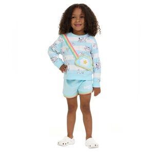 Kids NWT Bluey sweatshirt and shorts set -NEW IN PACKAGE